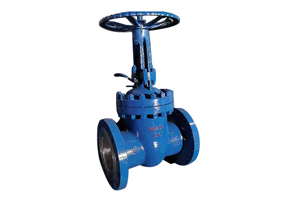 High temperature lining wear-resistant gate valve