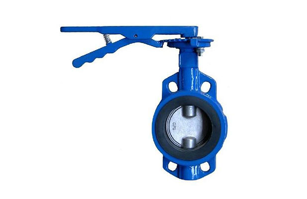 Half shaft manual butterfly valve